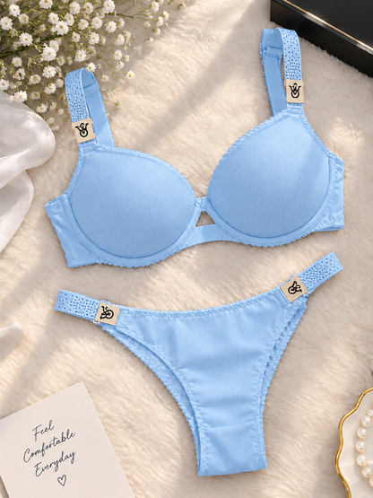 Pack of 3 Emerald Grace™ Luxe Comfort Bra & Panty Set
