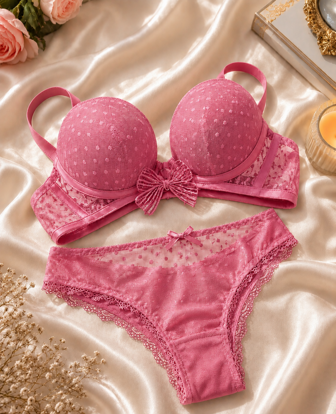 Pack of-3 Velvet Elegance Padded Bra