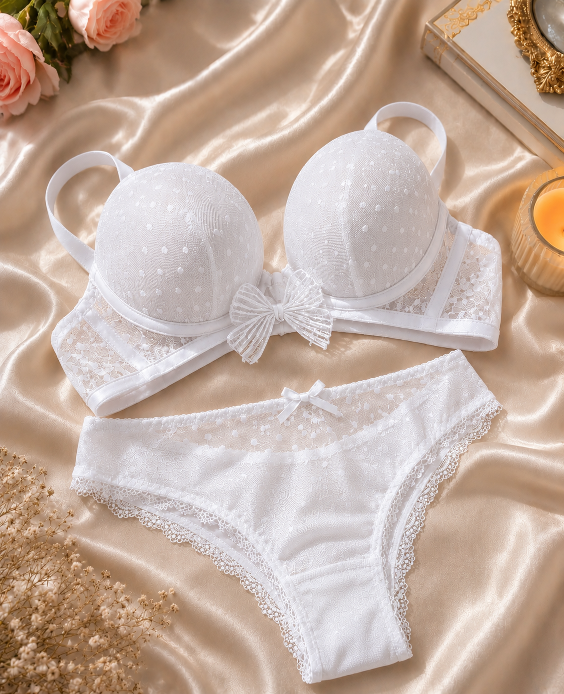 Pack of-3 Velvet Elegance Padded Bra