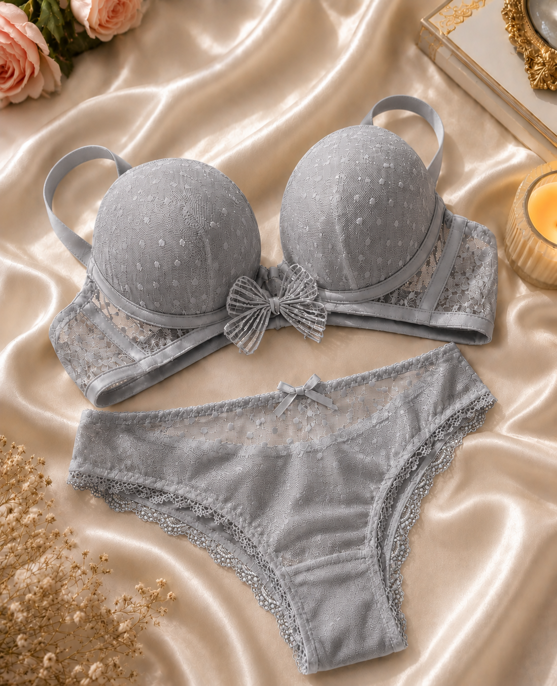 Pack of-3 Velvet Elegance Padded Bra