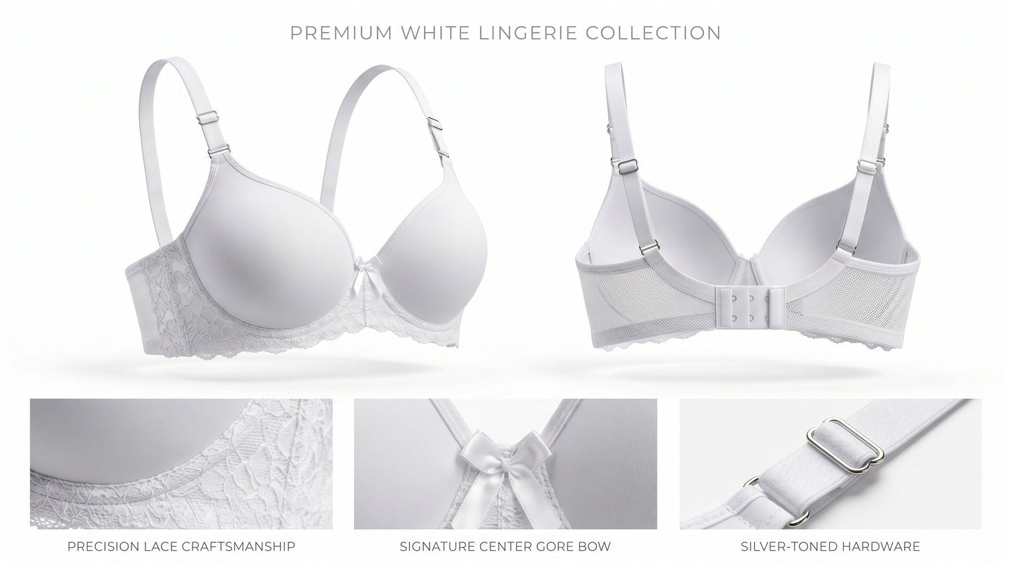 Buy 1 Get 1 Free Luxe Blossom Comfort Bra – Premium Lace Edition