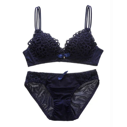 Pack of 3 Floral Design Push-Up Bra
