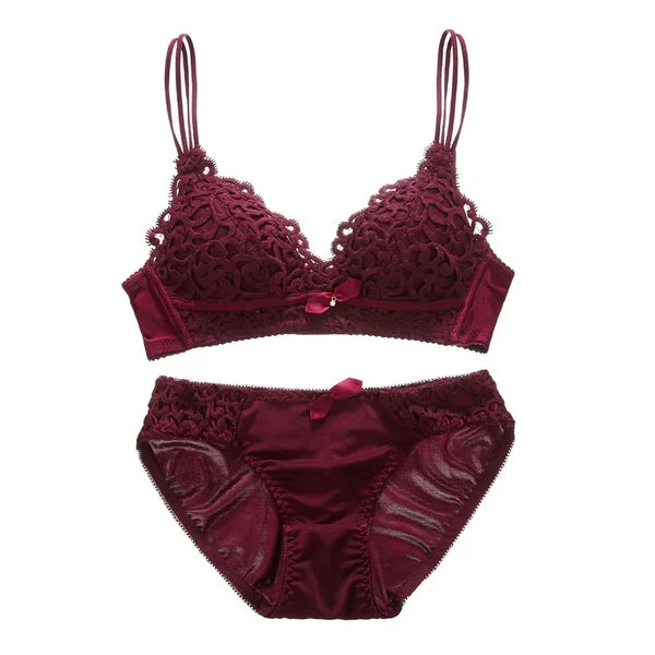 Pack of 3 Floral Design Push-Up Bra