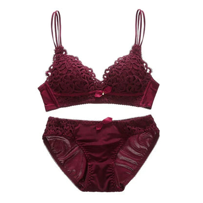 Pack of 3 Floral Design Push-Up Bra
