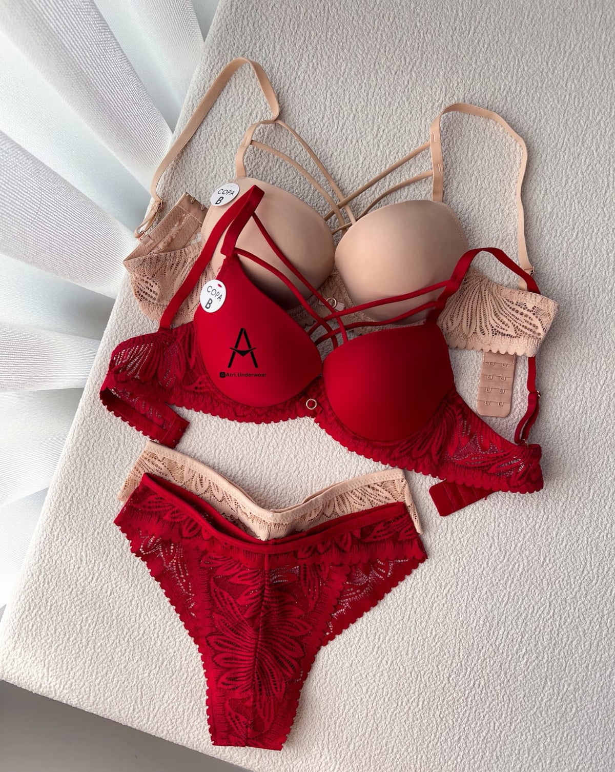 Pack of 3 Midnight Lace Comfort Bra & Panty Set